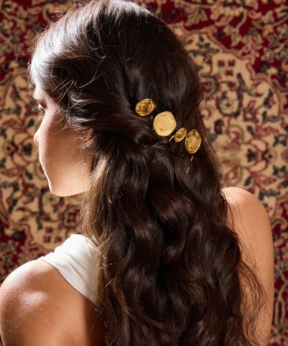Coin Hair Pin Set of 3