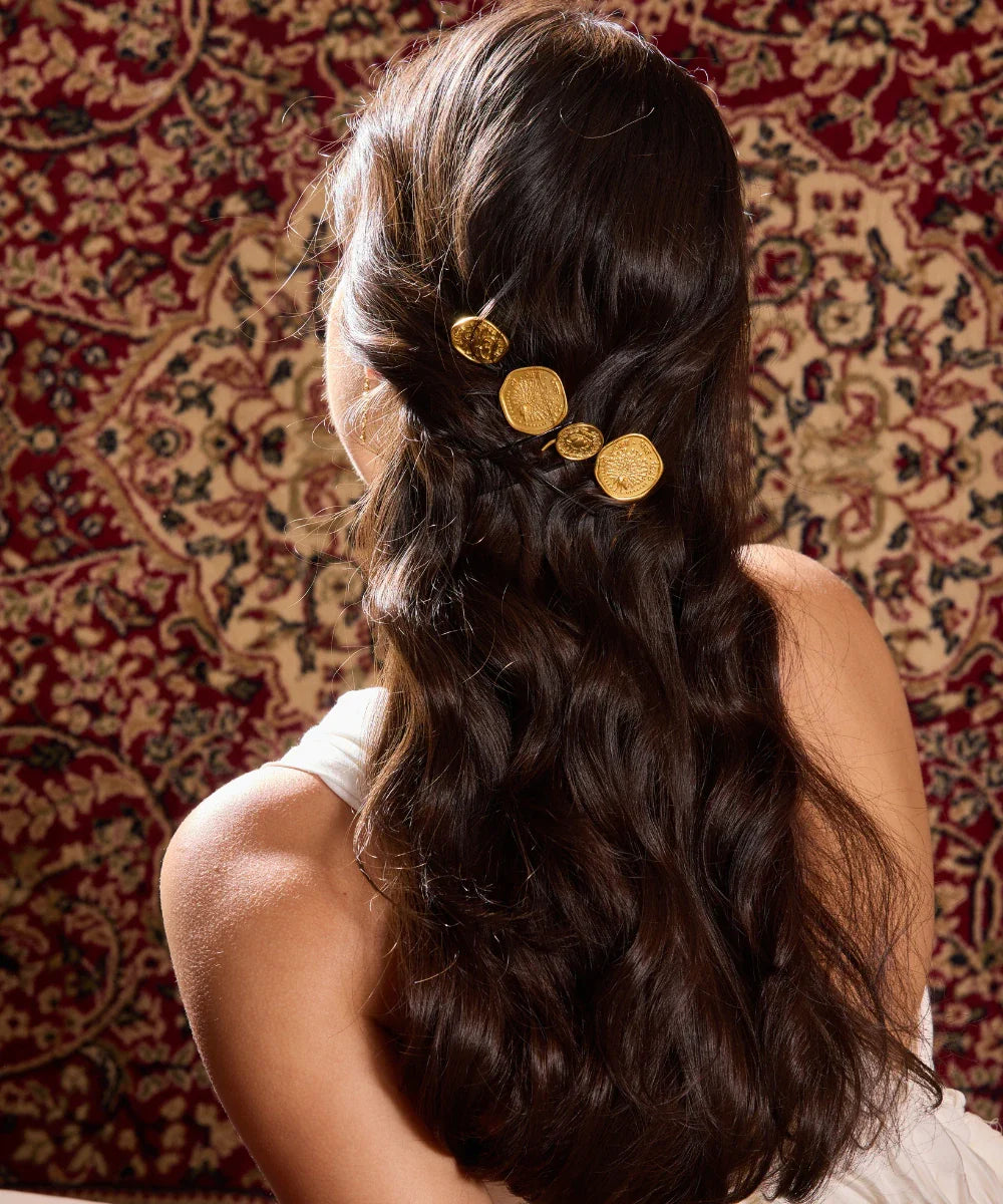 Coin Hair Pin Set of 3
