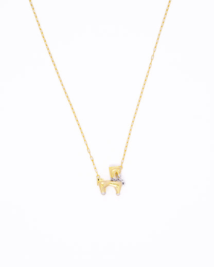 Horse Pendant Gold