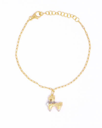 Horse Bracelet Gold