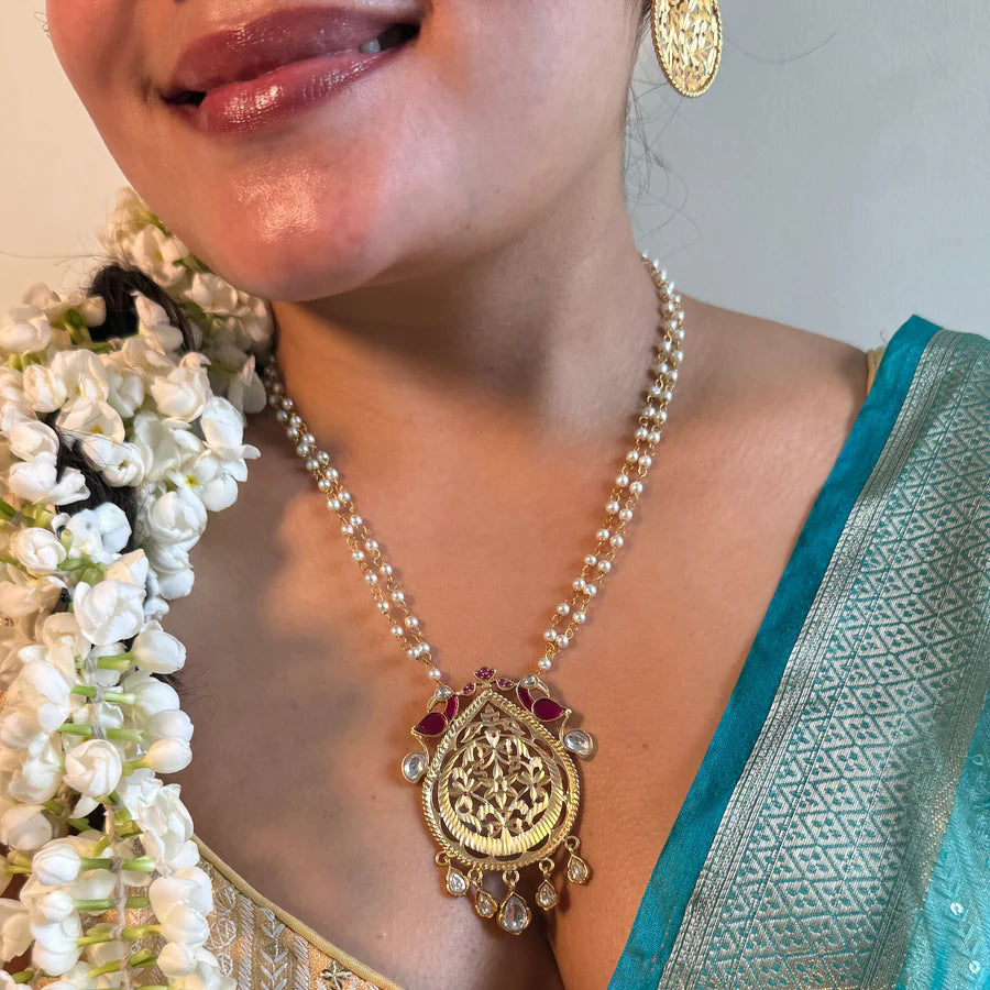 Dhara Statement Gold Necklace