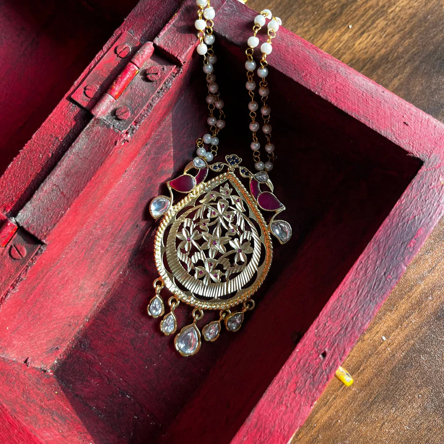 Dhara Statement Gold Necklace