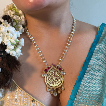 Dhara Statement Gold Necklace