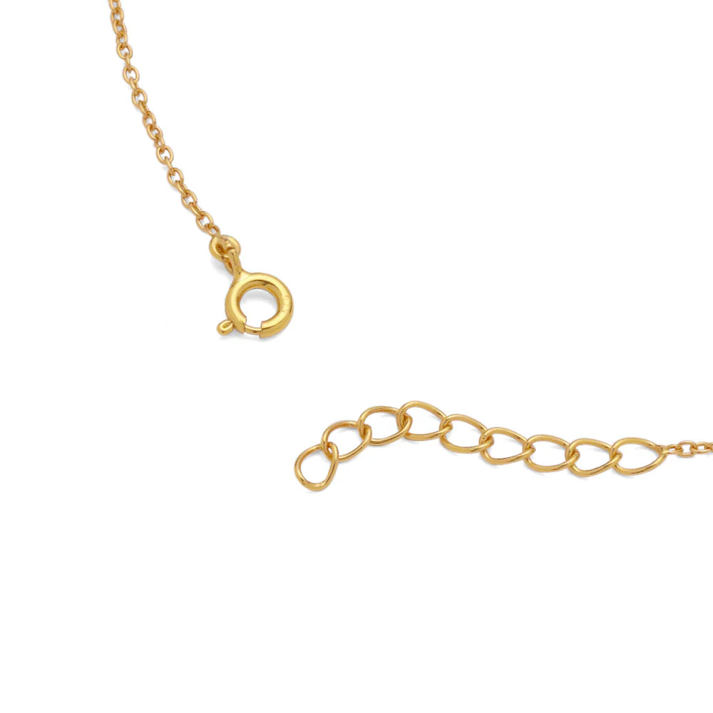 Dove Blue & Lawn Green Heart Palma Necklace