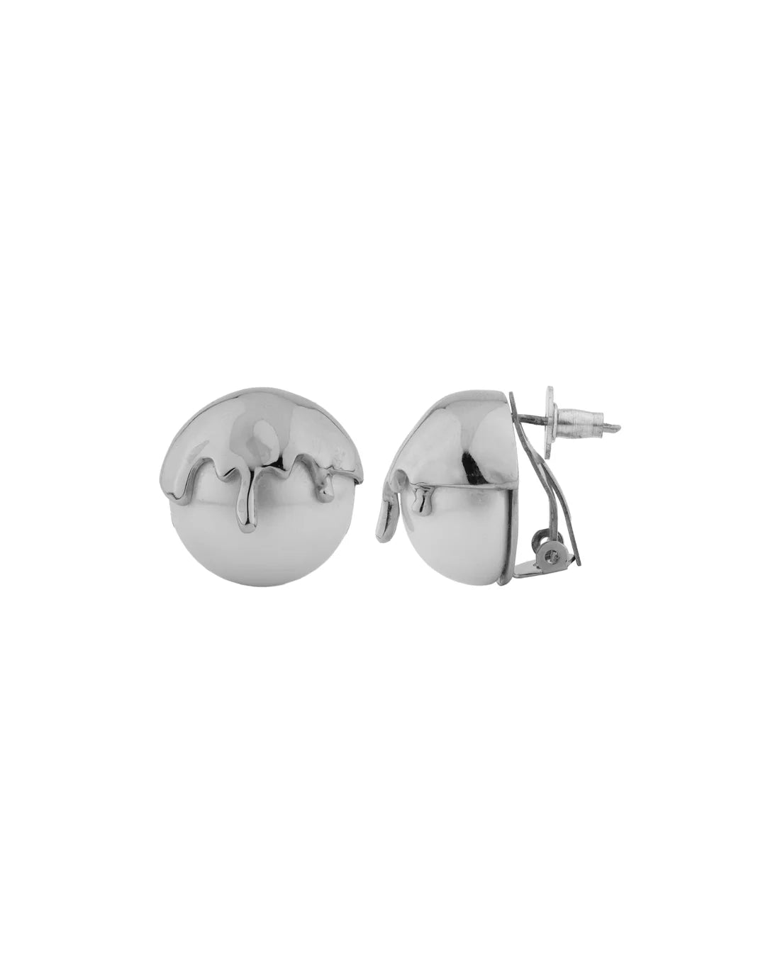 Dune Studs - Chrome