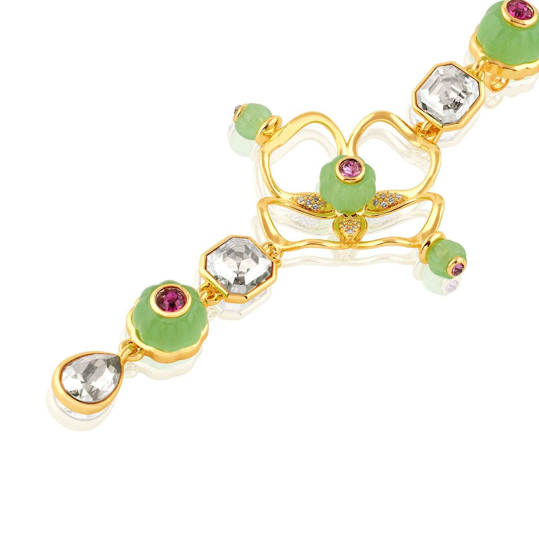 Botanic Brilliance Dangler Earrings