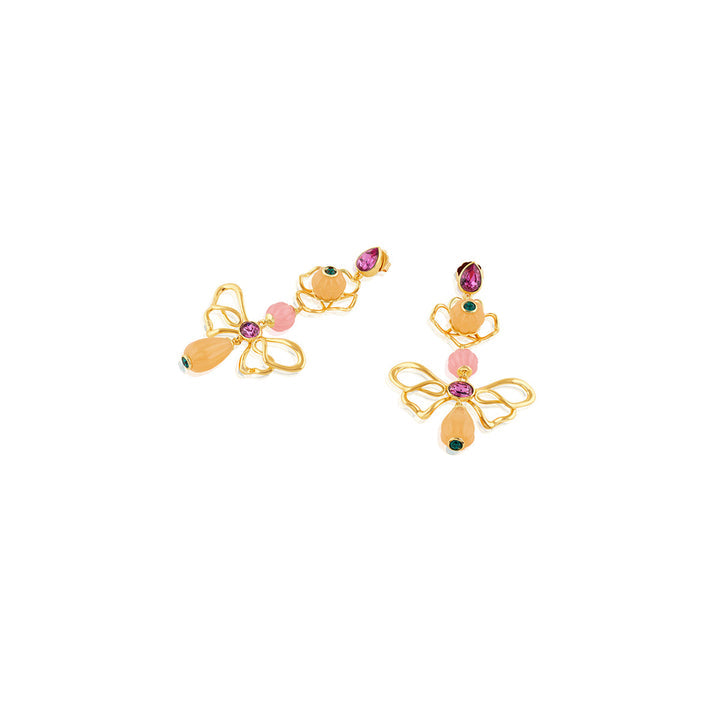 Dusky Bloom Dangler Earrings