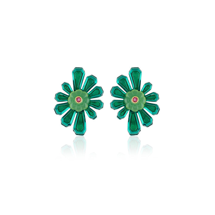 Garden Gleam Stud Earrings
