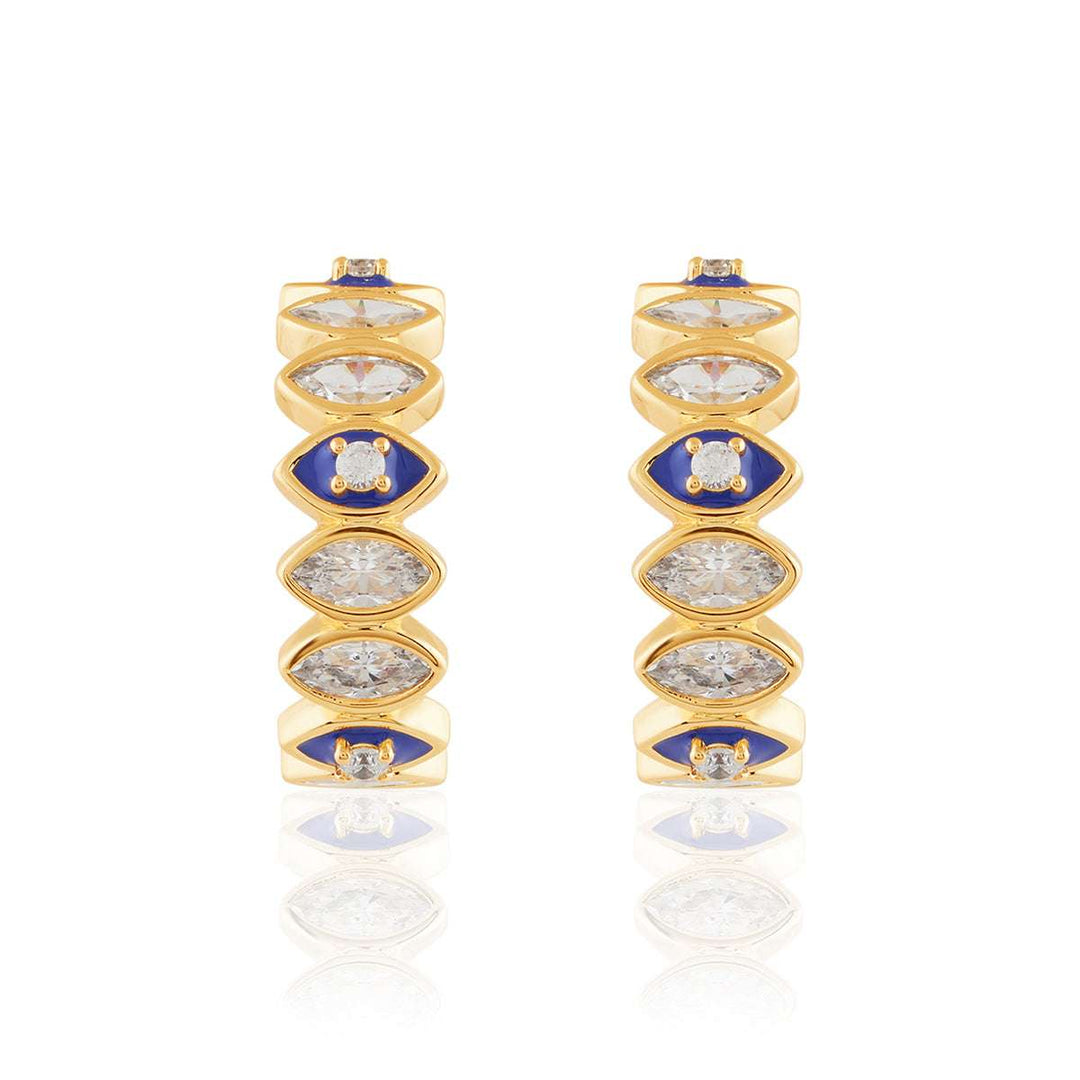 Divine Eye Halo Huggies
