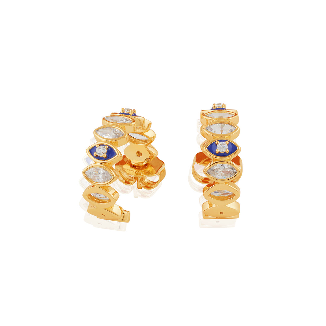 Divine Eye Halo Huggies