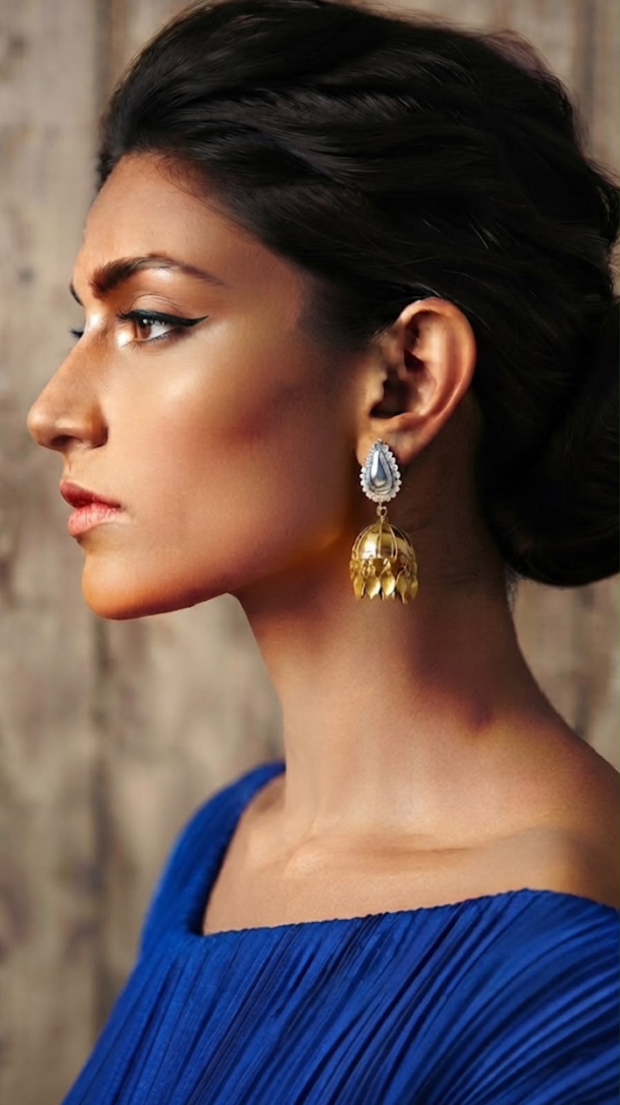 The Dual-Tone Pippal Patti Jhumka
