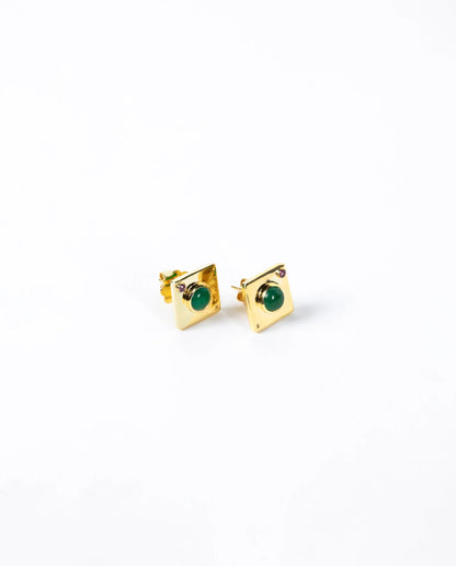 Edge Ear Studs Gold