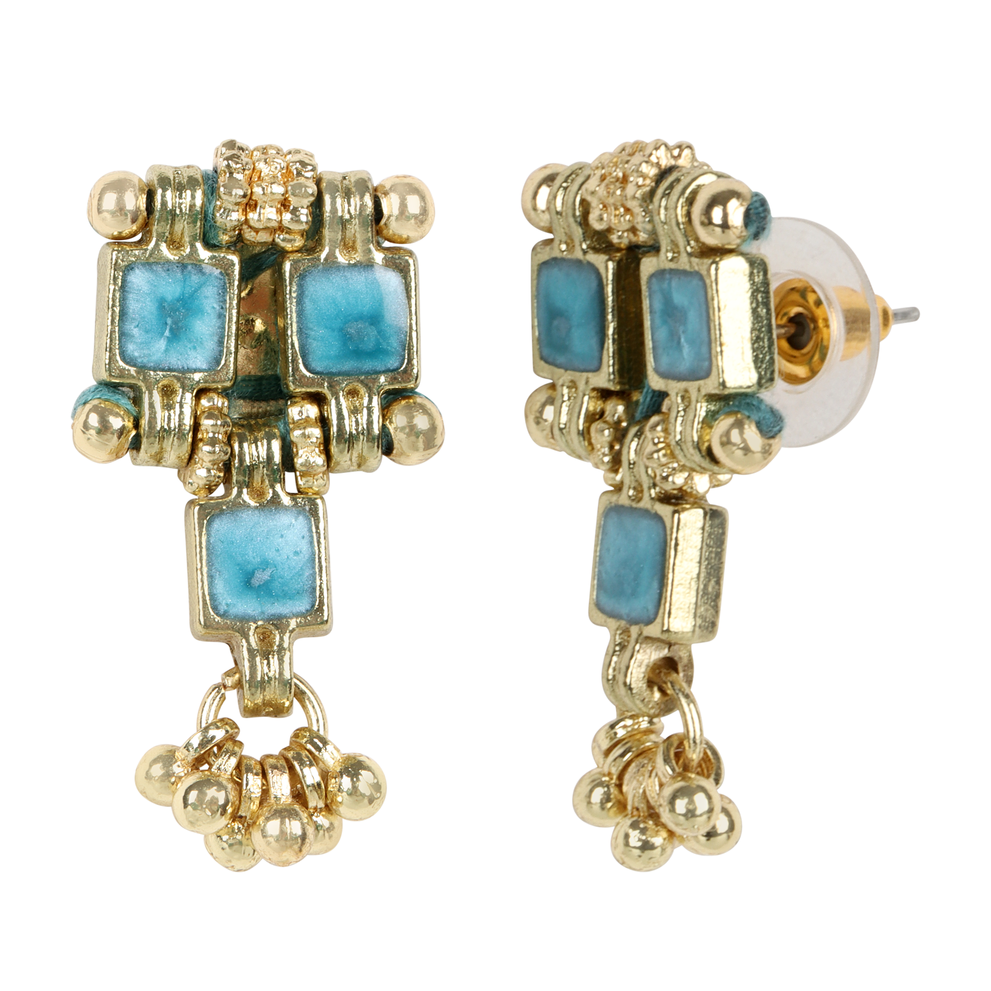Enamel Kiss Earring