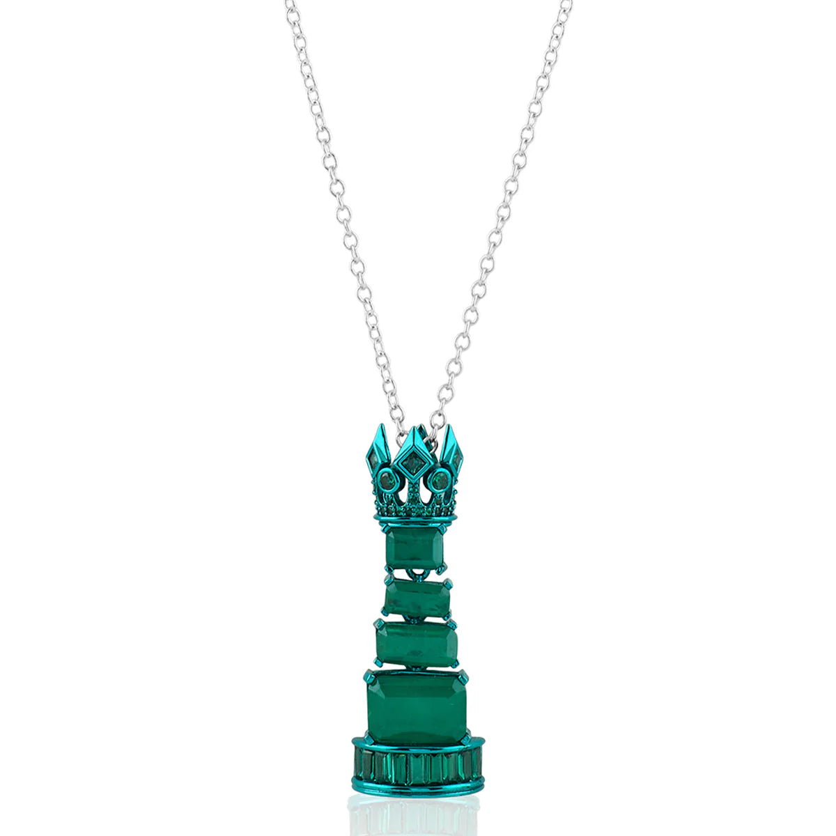 Estelle Emerald Pendant Necklace