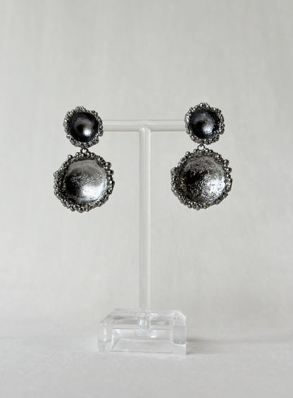 Comet Earrings Meteorite Black