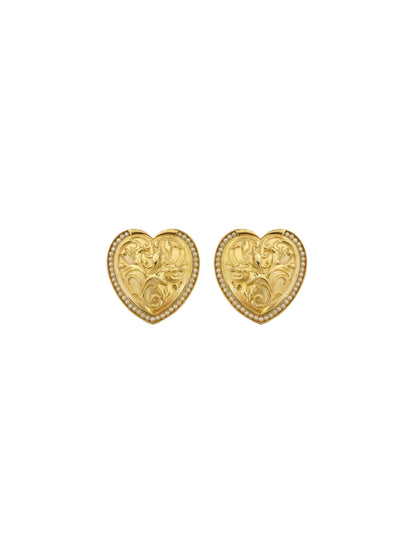 FLORA HEART STUDS