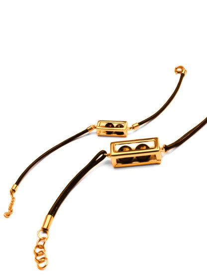 Fill Me In Leather Bracelet (Small)