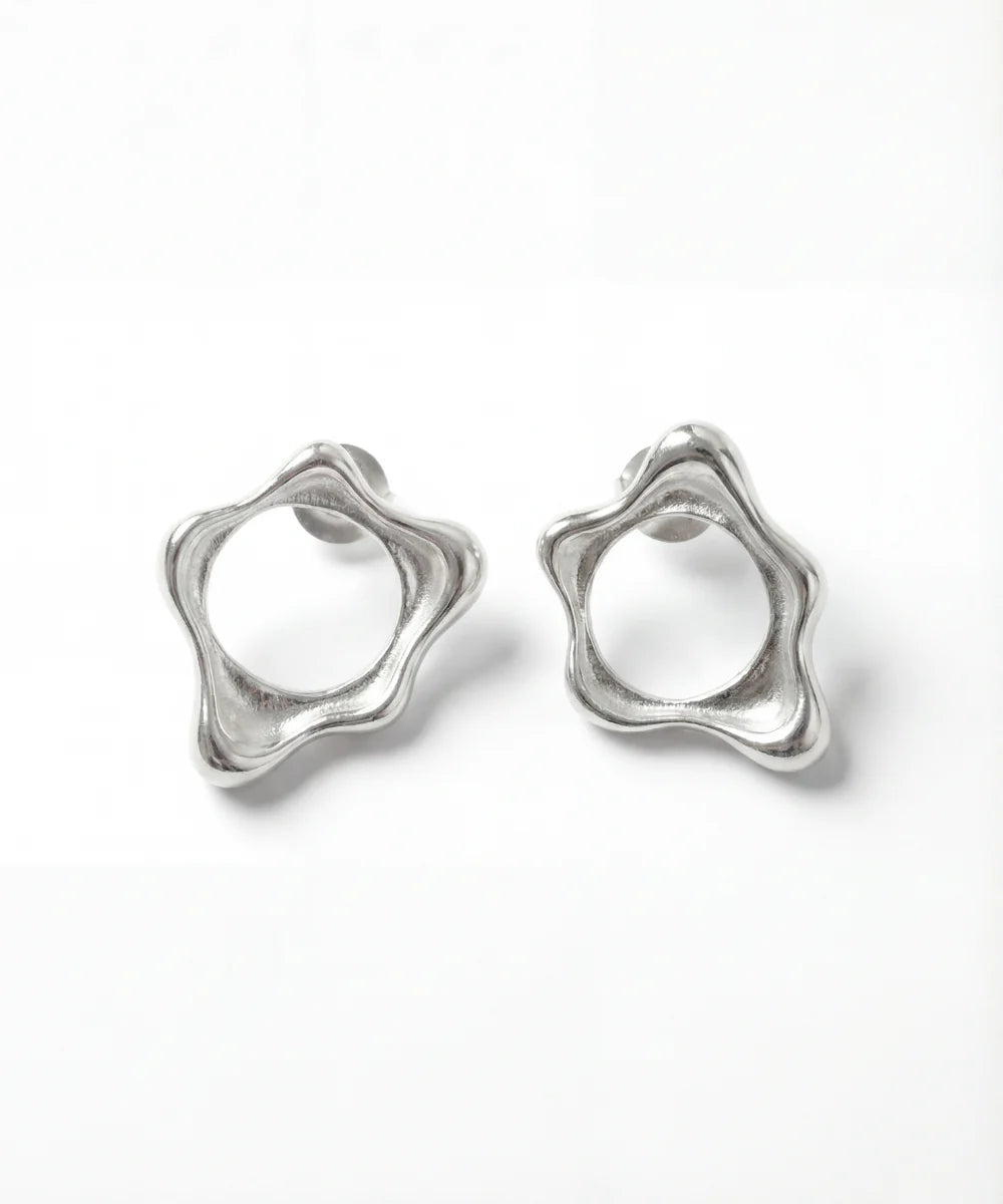 Fluid Mini Earrings (Silver)