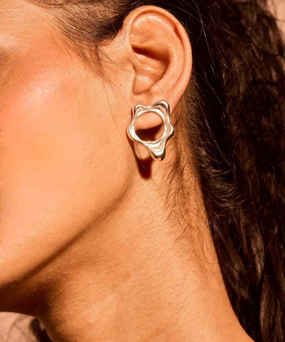 Fluid Mini Earrings (Silver)