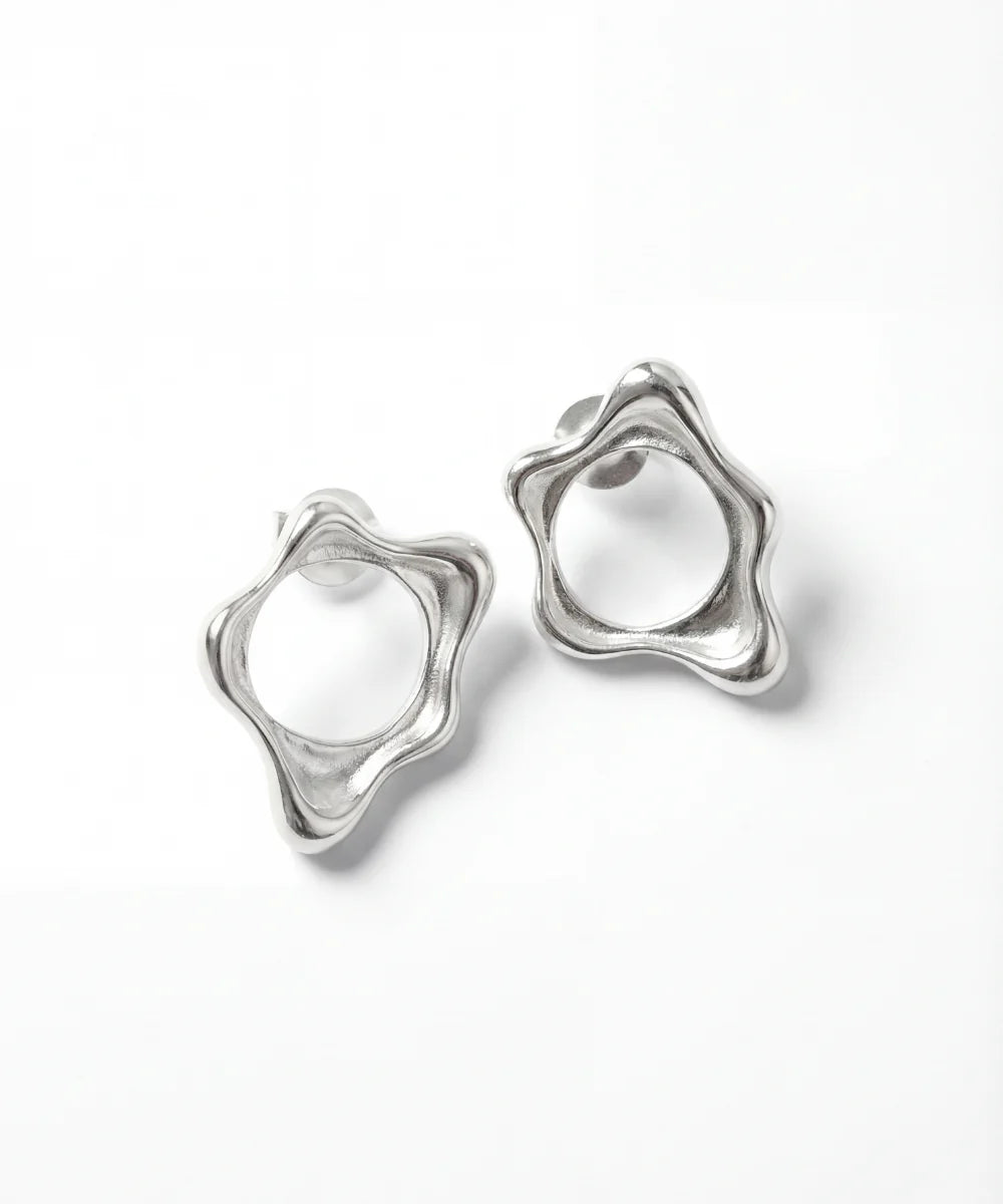 Fluid Mini Earrings (Silver)
