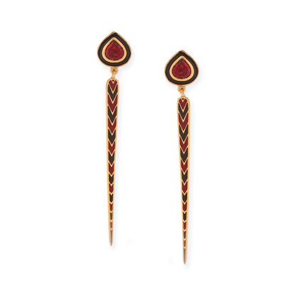 Garnet La Tila Bonita Earrings