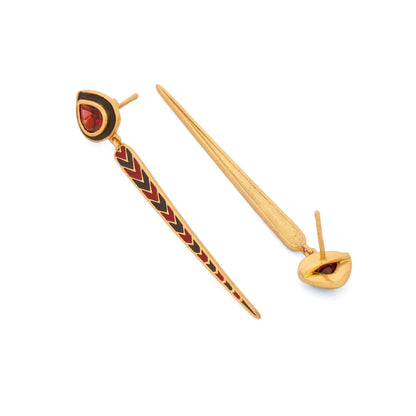 Garnet La Tila Bonita Earrings