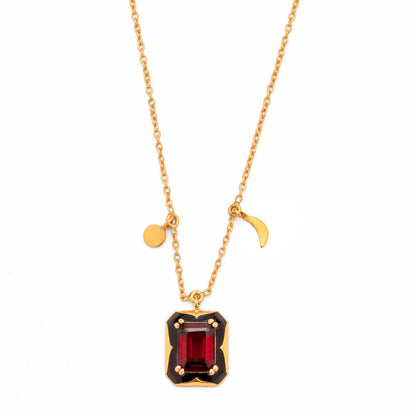 Garnet Sora Necklace