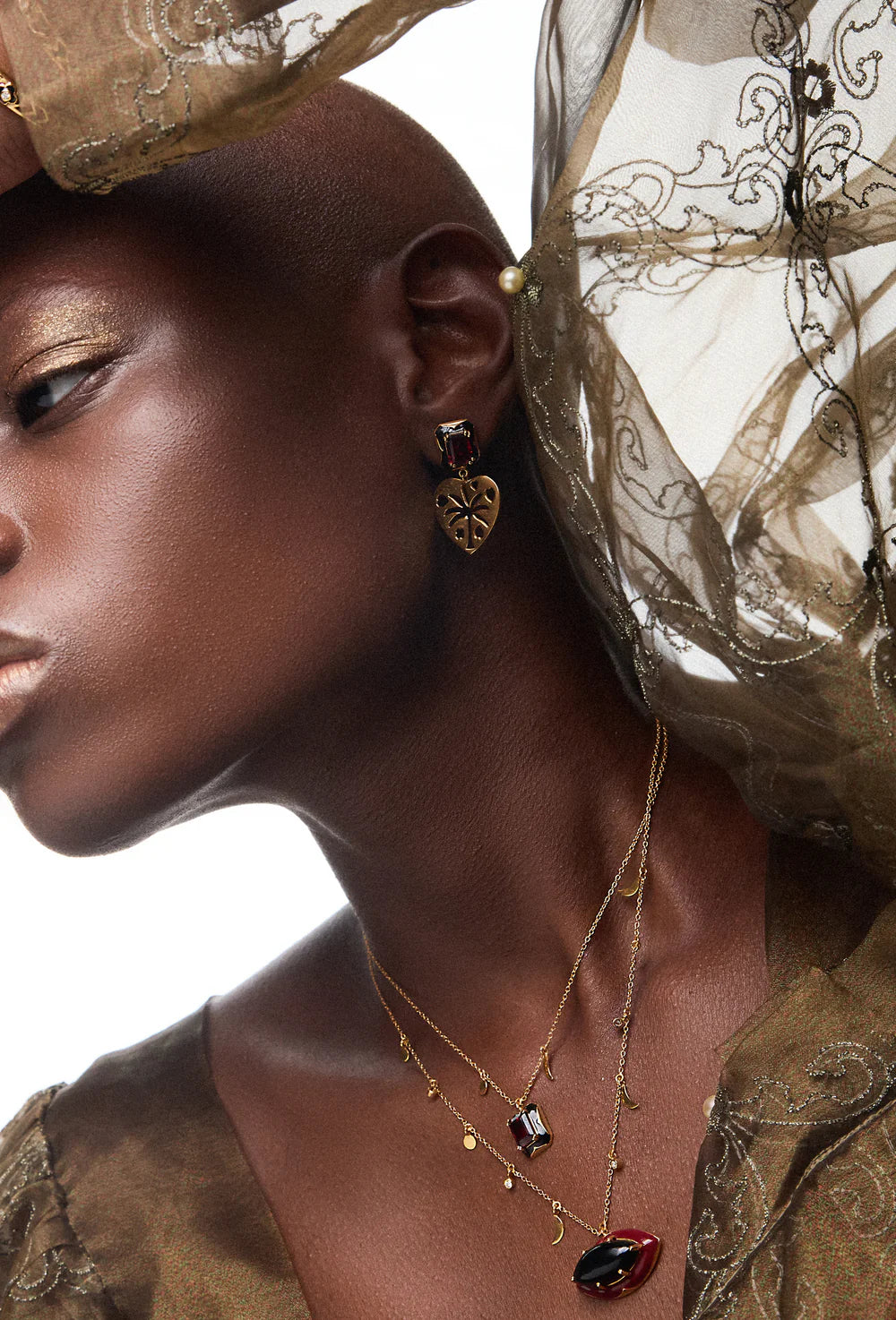 Garnet Sora Necklace