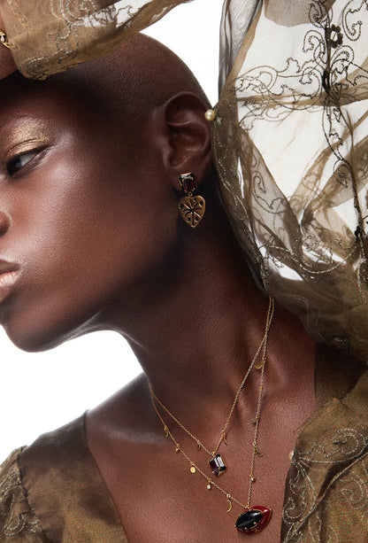 Garnet Sora Necklace