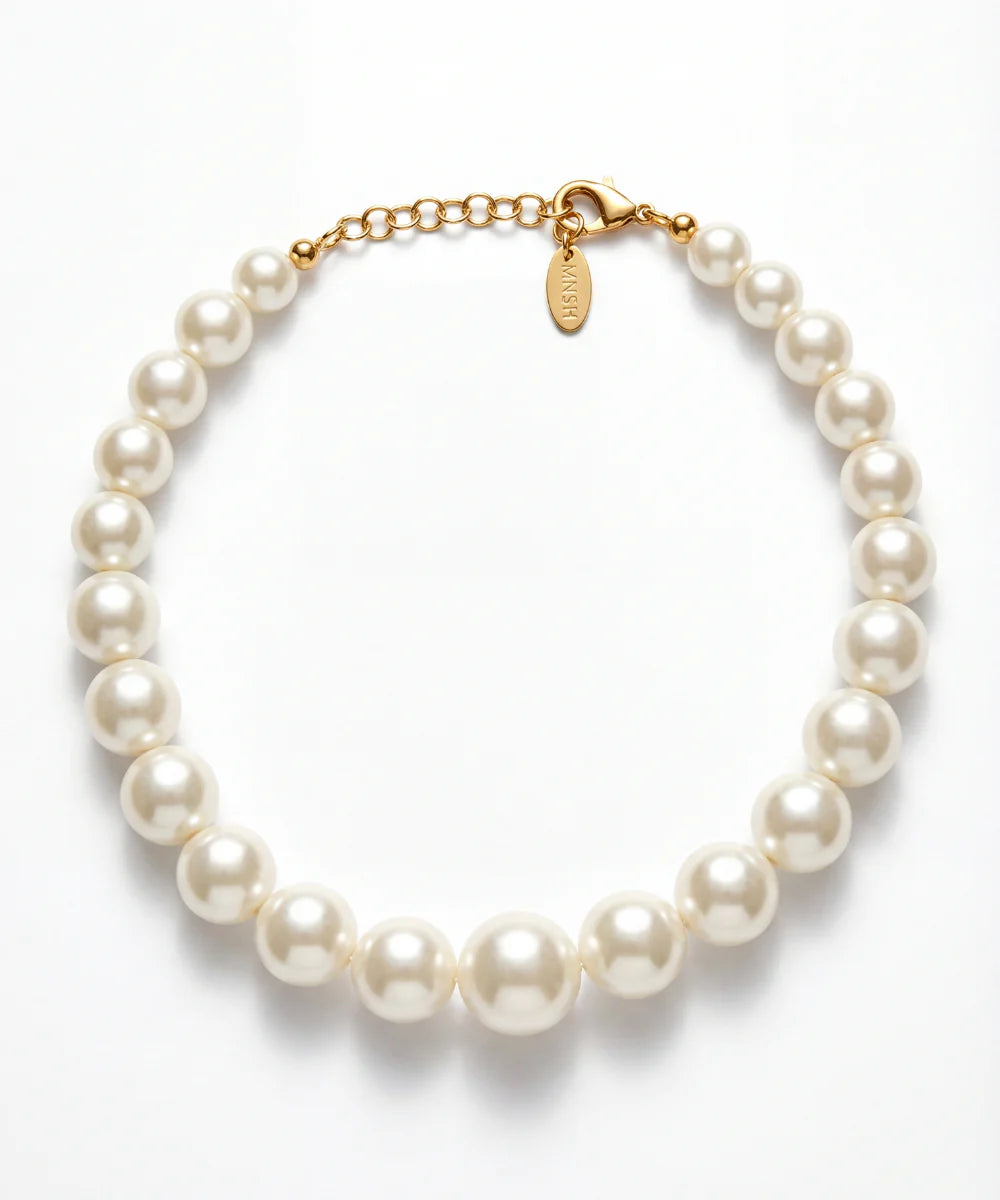Gradation Pearl Necklace