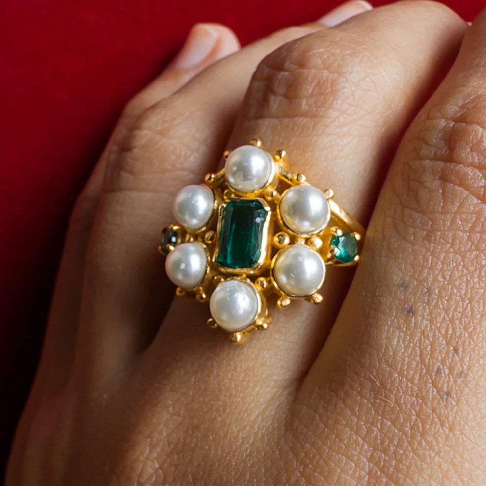 Harini Freshwater Pearls Ring