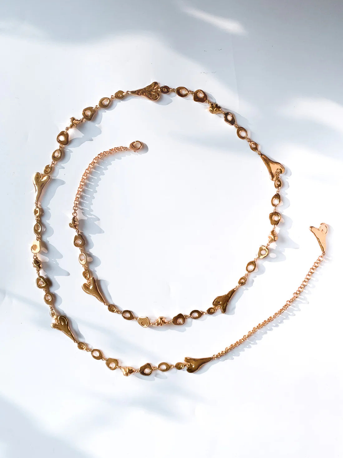 Heart & Pebble Chain