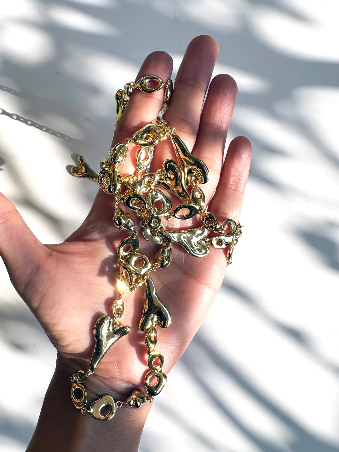 Heart & Pebble Chain