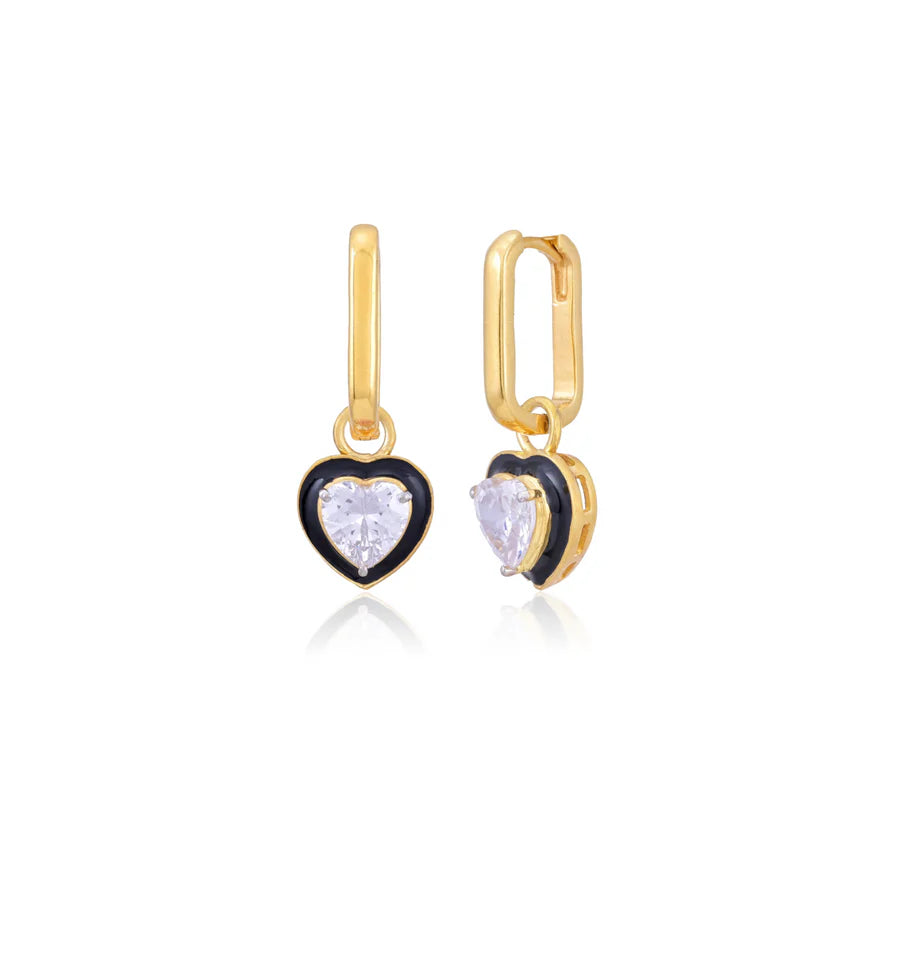 Heavenly Heart Drop Earrings