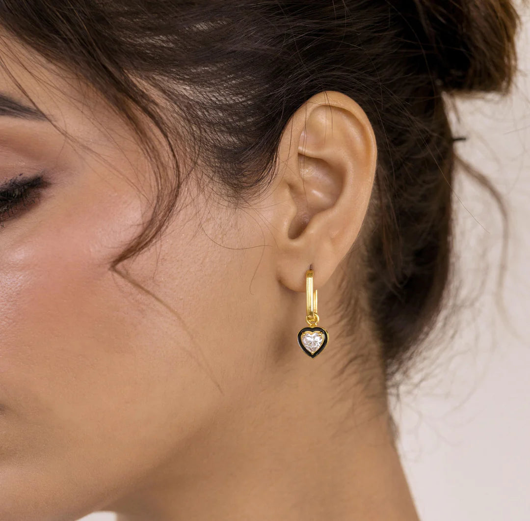 Heavenly Heart Drop Earrings