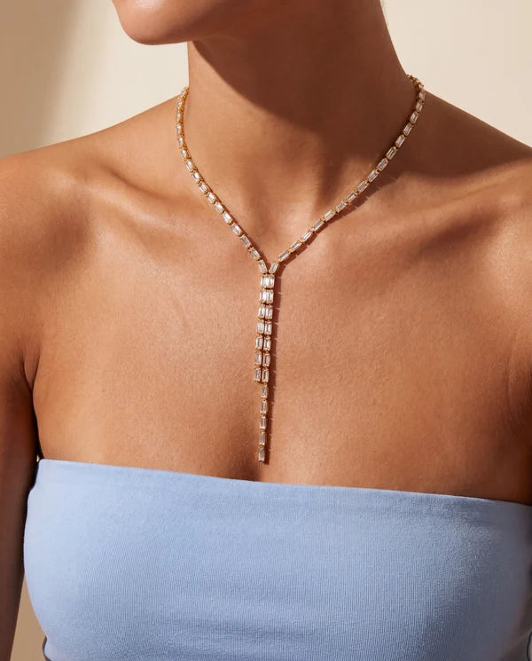 Insignia Lariat Necklace