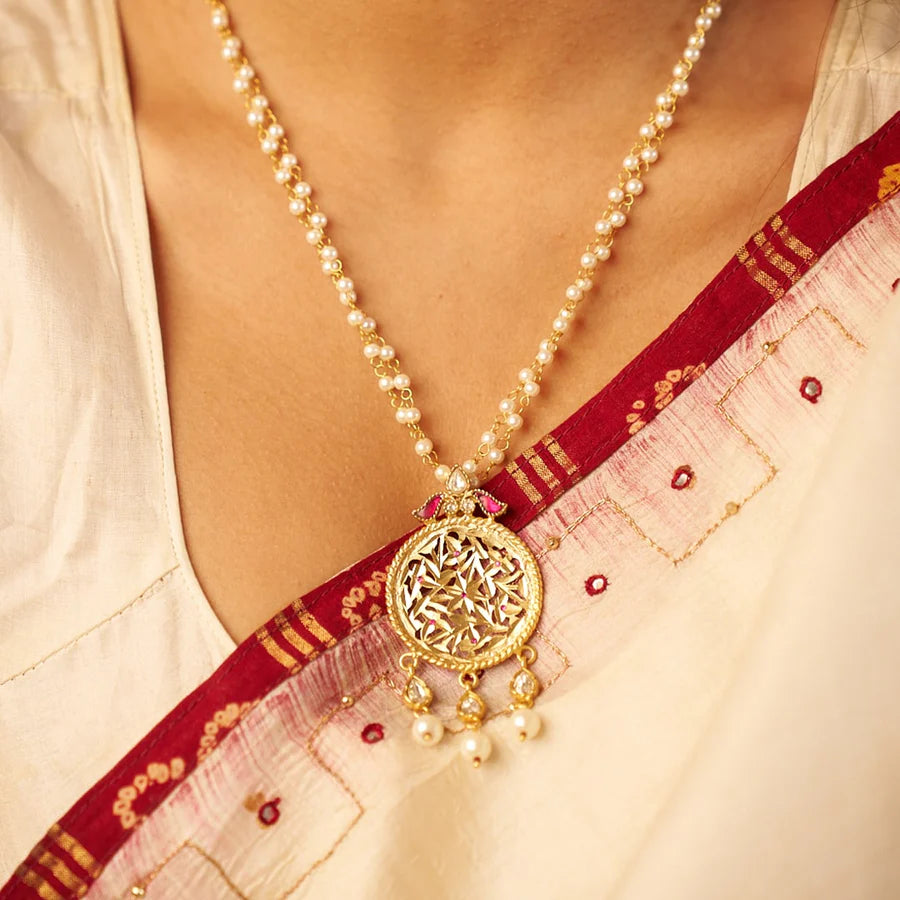Ira Pearl Gold Necklace