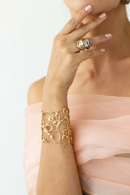 Jackson Pollock Cuff