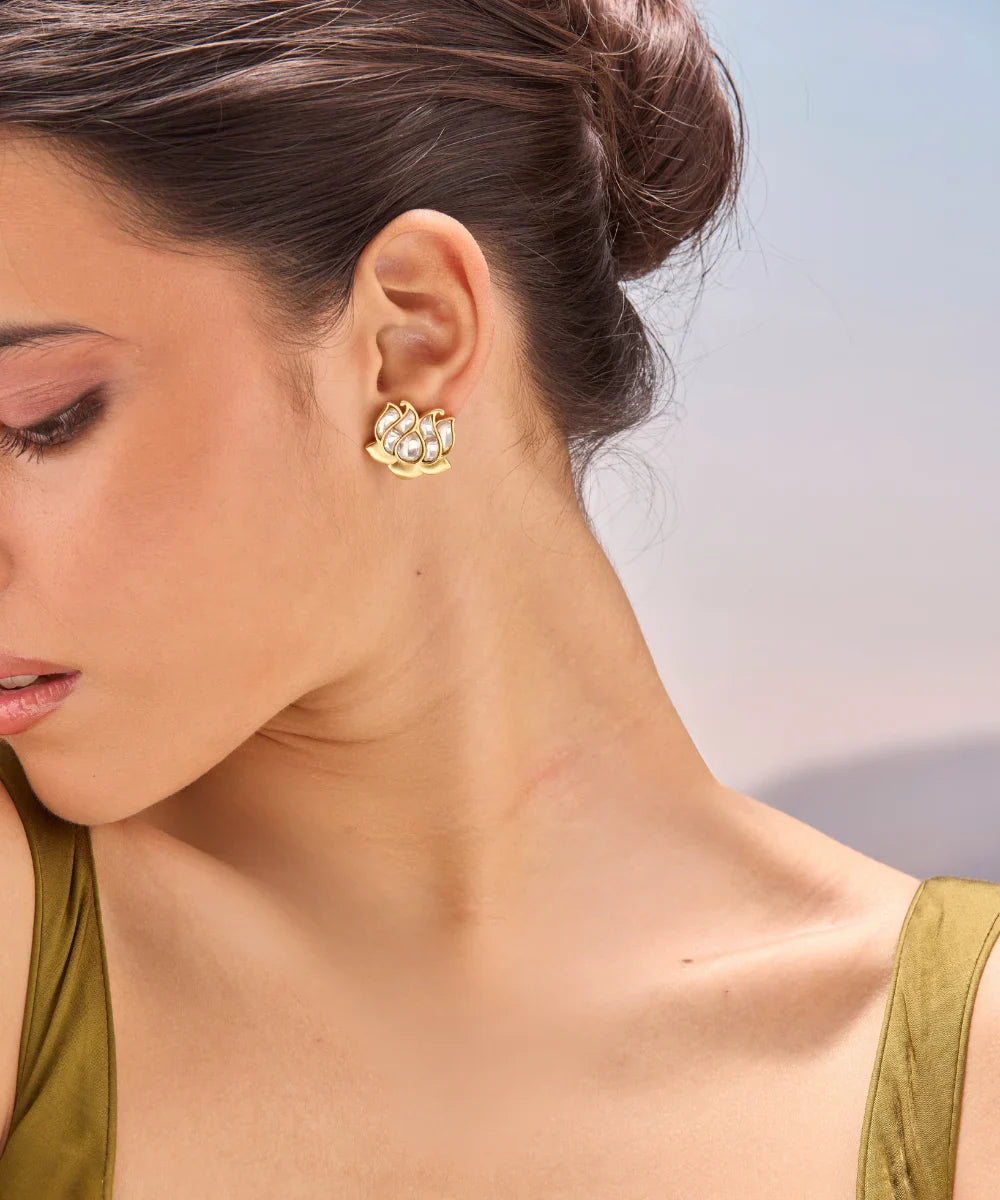 Kamal Polki Studs
