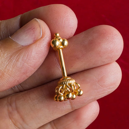 Kanika Bugadi Earrings (Pierced) 18k Gold Plated