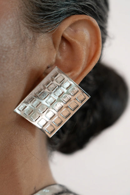 Kitthh Wide Studs Silver