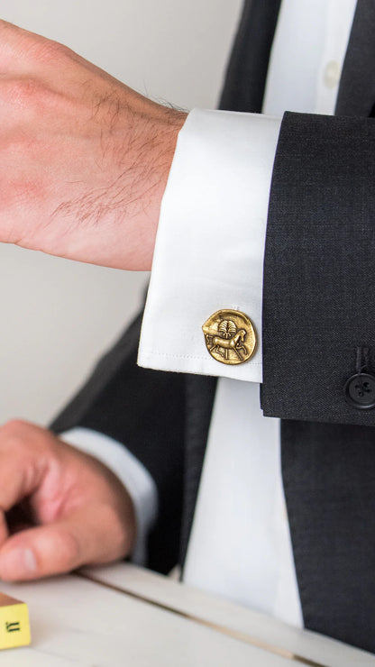 Knight cufflinks