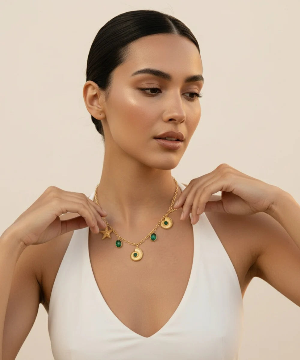 LA MER CHARM NECKLACE