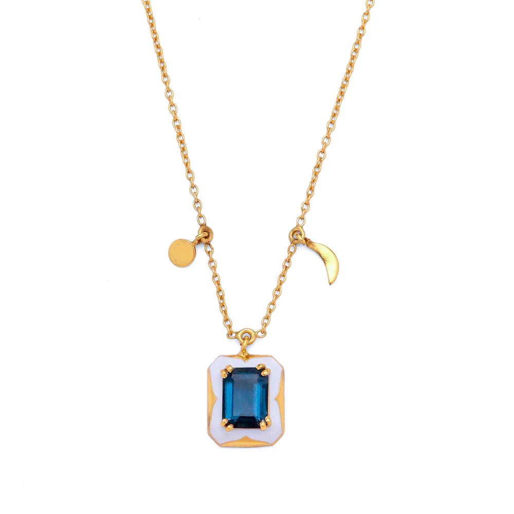 London Blue Topaz Sora Necklace