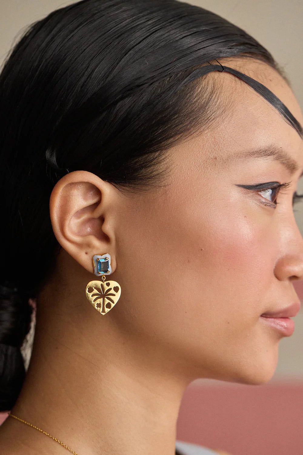 London Topaz Sora Palma Earrings