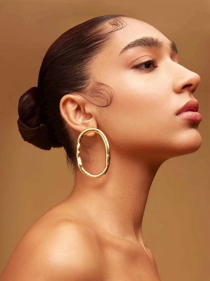 Lumi hoop earrings