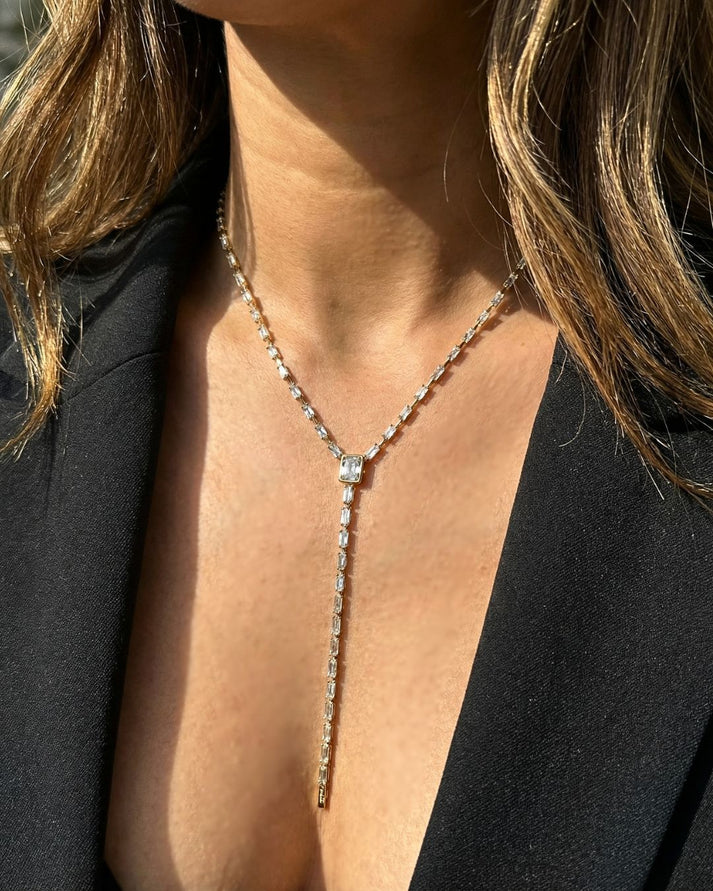Lustre Line Necklace