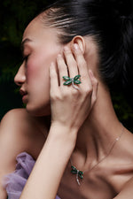 Load image into Gallery viewer, WOODLAND DRAGONFLY RING
