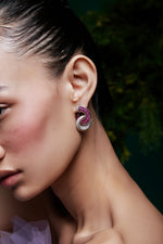 Load image into Gallery viewer, FOREST LOOP EARRINGS
