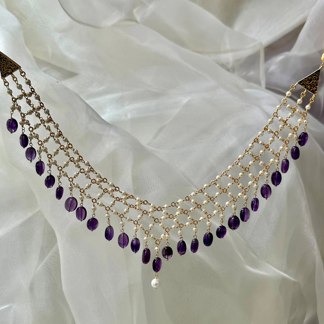 Maharani Necklace-Amethyst